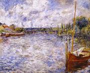 The Seine at Chatou Pierre-Auguste Renoir